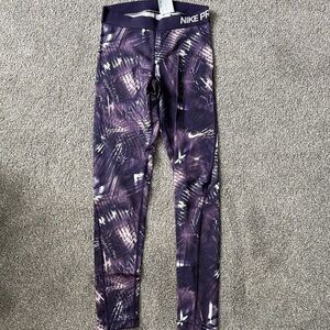 Nike Womens Purple Leggings Size small
